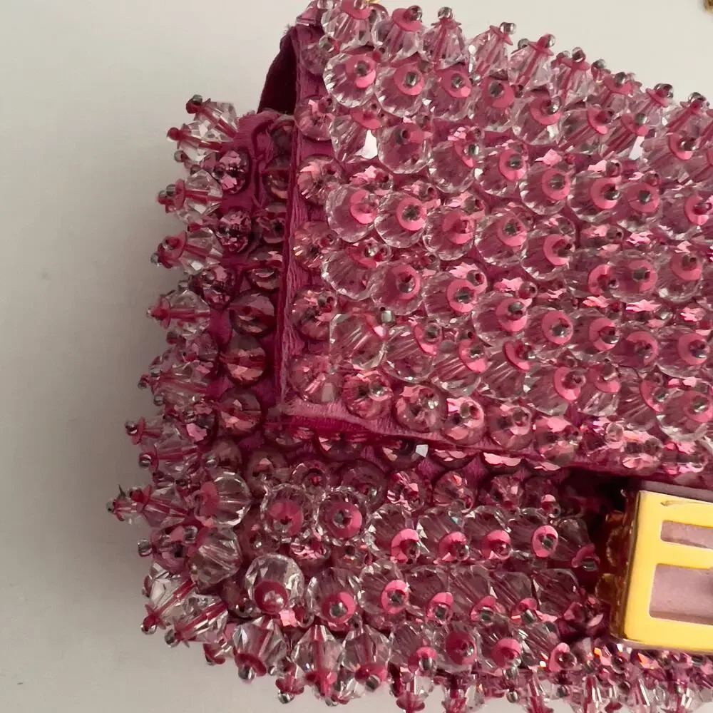 Fendi Pink Beaded Nano - Picture 7 of 9